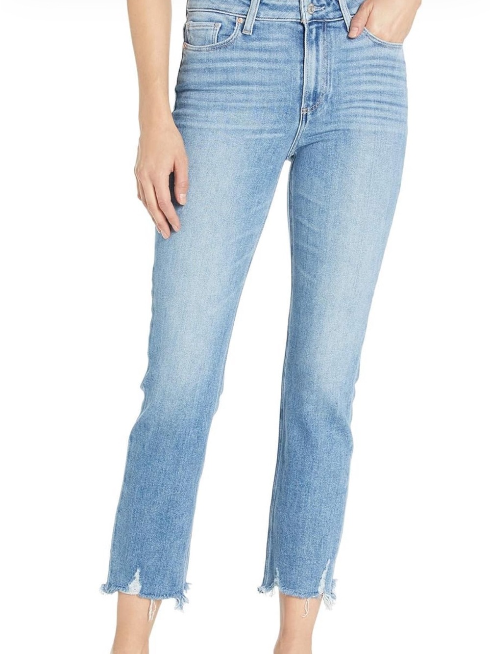 Paige Cindy Light Wash Women's Jeans - Casual Crop